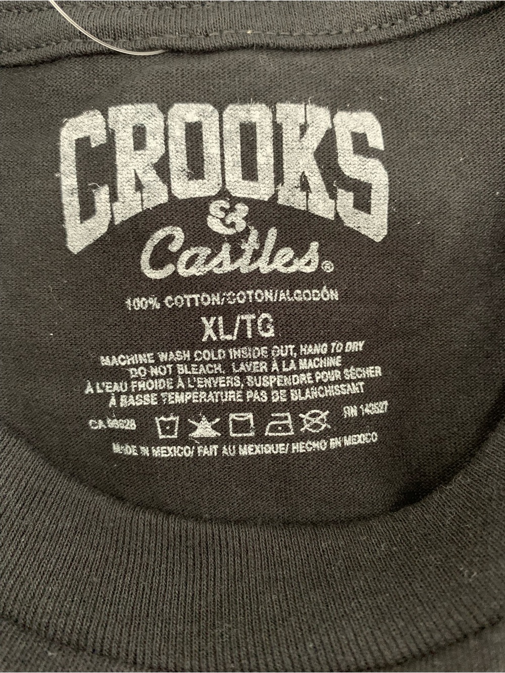 New with tags CROOKS AND CASTLES shirt Mens size XL